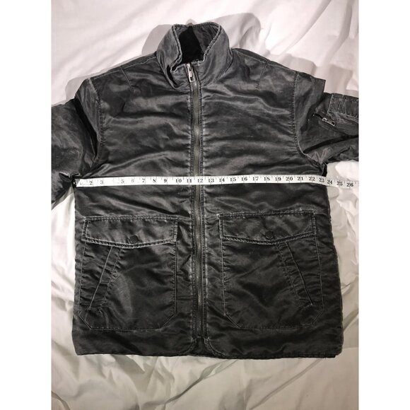 Men's Kuwalla/TEE Mineral Bomber Charcoal XL Full Zip Jacket - Picture 5 of 9